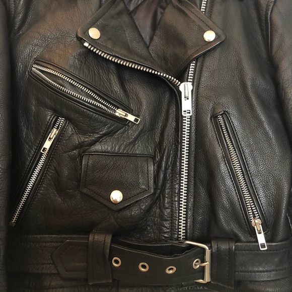 100% REAL Leather jacket - Picture 2 of 6